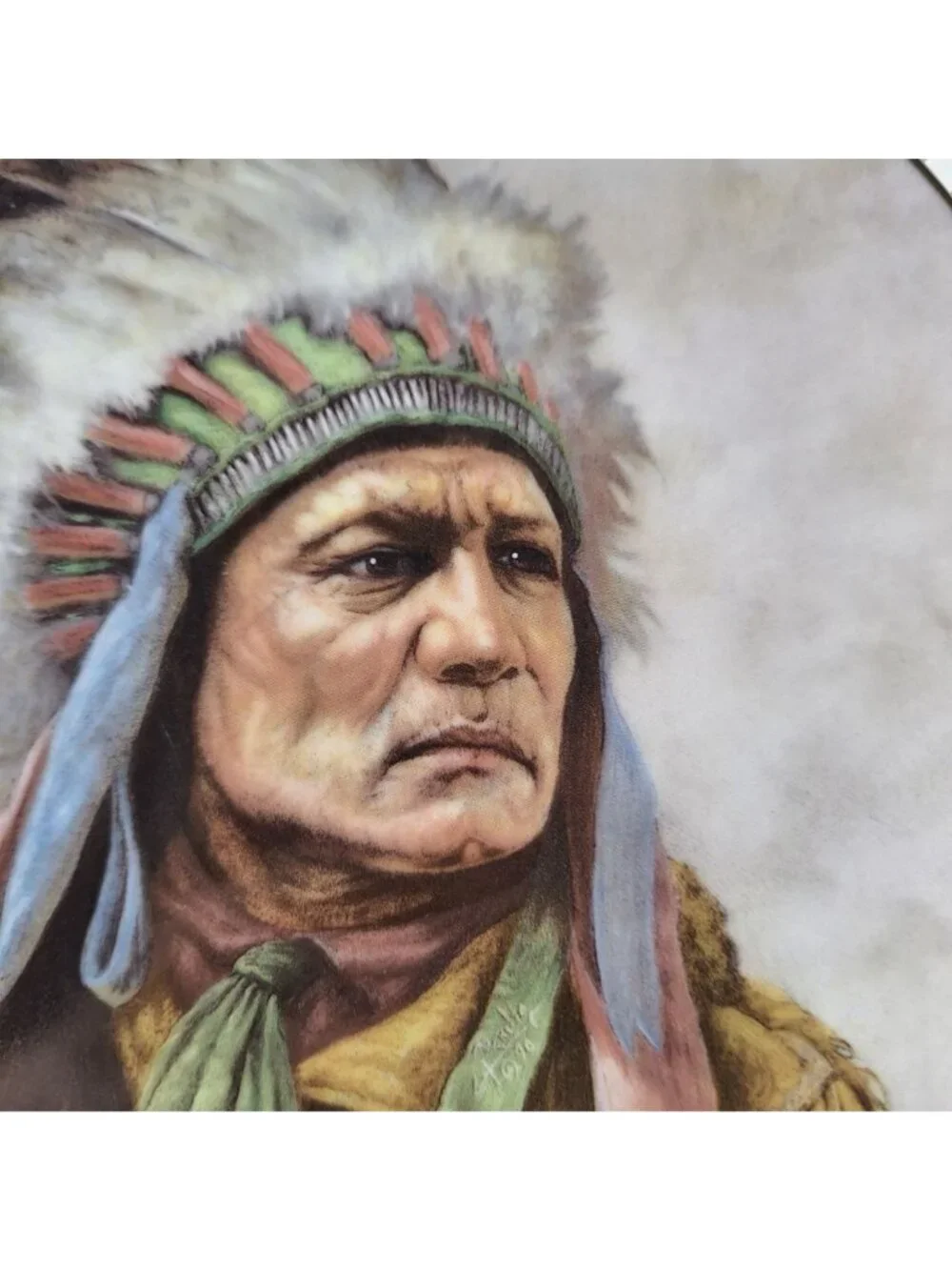 GREGORY PERILLO THE COUNCIL OF NATIONS SERIES PRIDE OF CHEYENNE COLLECTOR PLATE